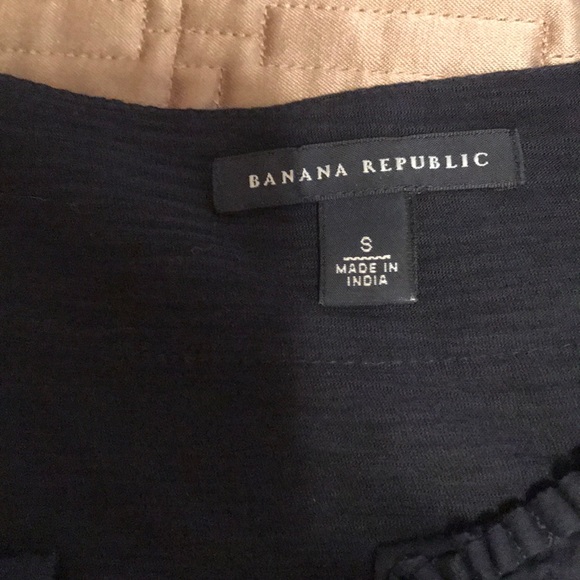 Banana Republic top, black cotton, size S - Picture 4 of 7